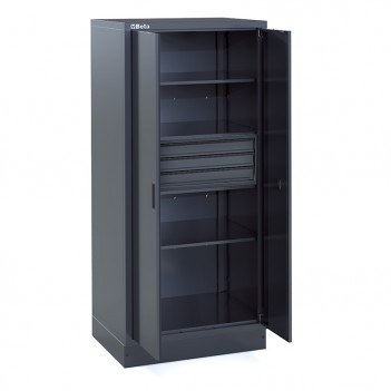 Armoire métallique à 2 portes et tiroirs RSC50 2.0 A2/3C pour ameublement RSC50 Beta