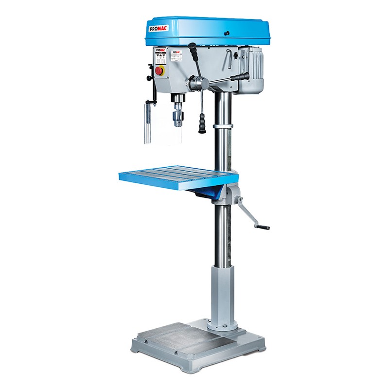 Säulenbohrmaschine 230V, 0,75kW, CM3, 12 Gänge 214AB-M Promac