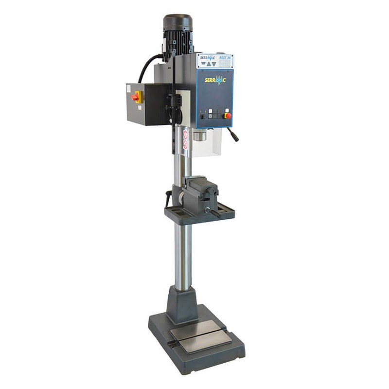 Gewindeschneidende Säulenbohrmaschine 400V, 0,75kW, NEXT25-2800 Serrmac