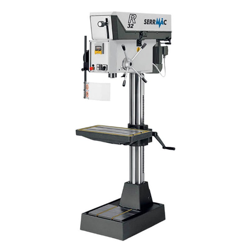 Perceuse taraudeuse à colonne 400V, 1,84kW, R32-3006 Serrmac
