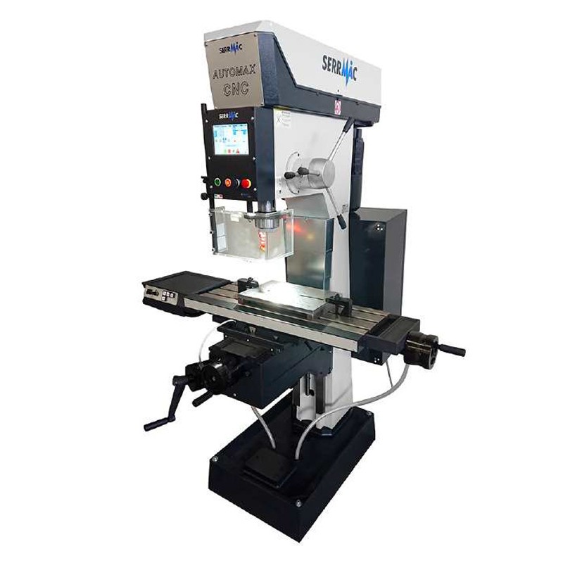 CNC-gesteuerte Bohr-, Fräs- und Gewindeschneidmaschine 400V, 3kW, AUTOMAX-4322 Serrmac