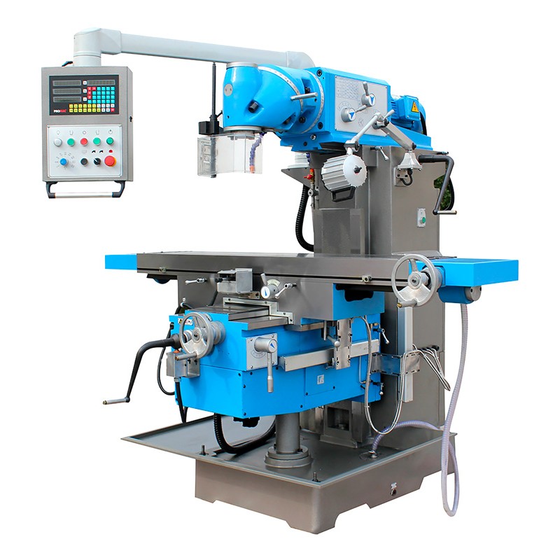 Perceuse fraiseuse taraudeuse 400V, 3kW JM-125-DRO Promac