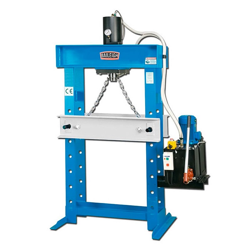 Presse hydraulique motorisée 400V 1.49kW 30t HSP-33M Baileigh