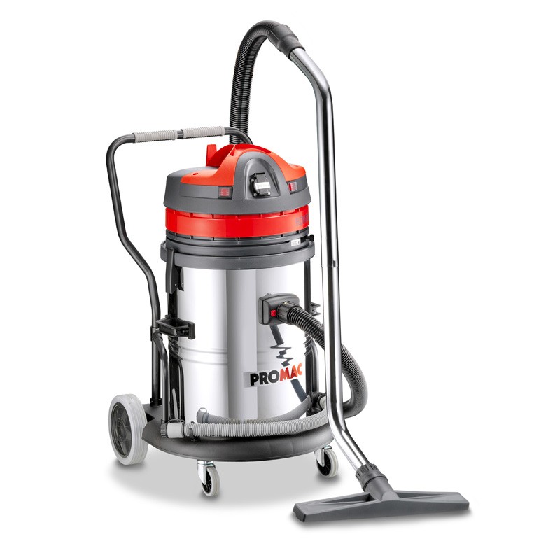 Aspirateur eau + poussière + huile 2 moteurs 62L VAC-62-2TB Promac