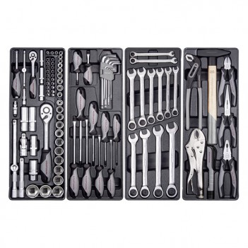 Boîte à outils Basic-Line, 1/4" + 1/2", 100 pcs. Kraftwerk