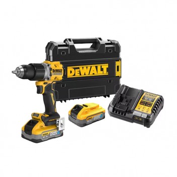 Perceuse visseuse à percussion XR 18V + 2 Accus 5Ah POWERSTACK DCD805H2T DeWalt