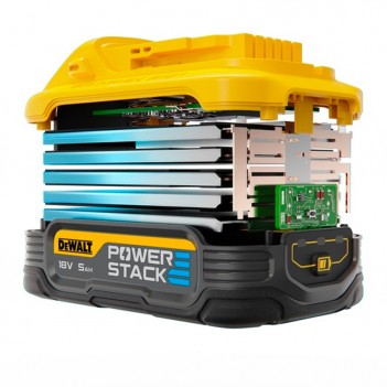 Set de 2 Accus POWERSTACK 18V 5.0Ah XR Li-ion DCBP518H2 DeWalt