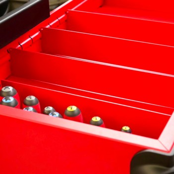 Servante d'atelier cockpit - 11 modules thermoformés 206 outils Mob