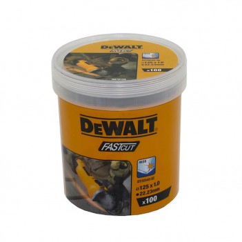 Disque à tronçonner Inox (100pcs) 125x1x22,23 mm DT20540-QZ DeWalt