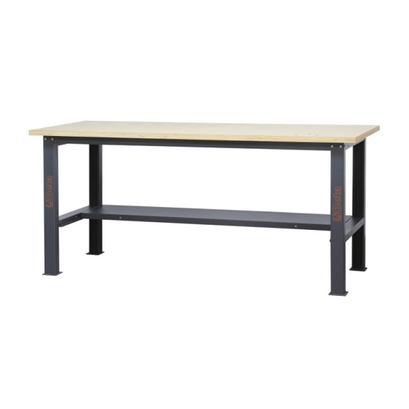 Werkbank Arbeitsplatte Holz 2,1m C58BC-W2,1 Beta