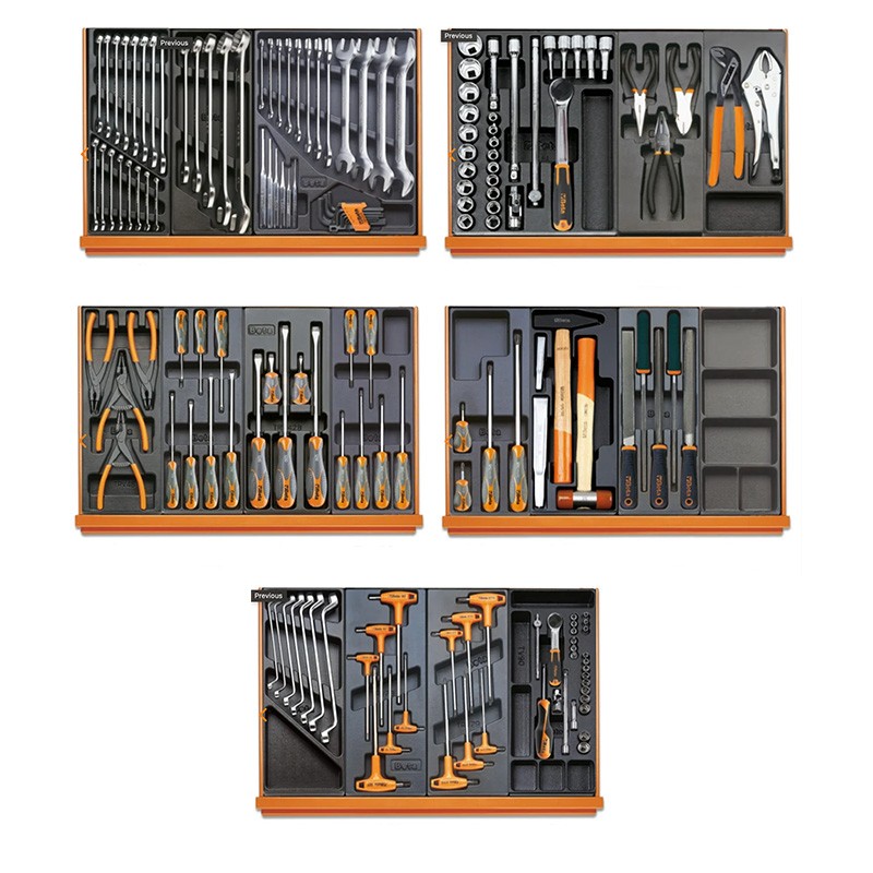 Composition de 161 outils pour maintenance générale 5908VU/2T Beta