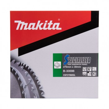 Lame pour panneaux sandwichs 270/30 scie circulaire B-33598 Makita