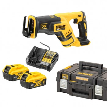 Säbelsäge 18V + 2 Akkus 5Ah DCS367P2 DeWalt