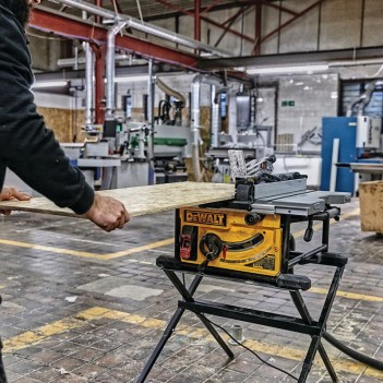 Tischsäge Ø250mm DWE7492 + Fahrgestell DE7400 DeWalt