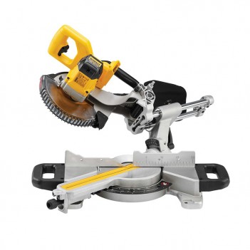 Scie à onglets radiale XR 18V 184 mm DCS365N + Piètement DE7033 DeWalt