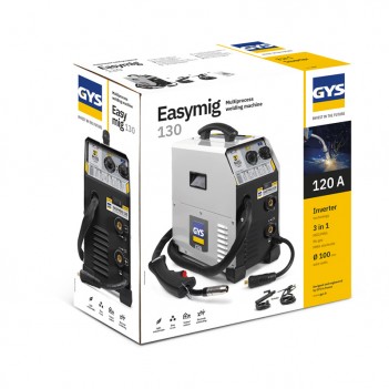 Poste de soudure Inverter semi automatique MIG/MAG MMA 120A EASYMIG 130 Gys