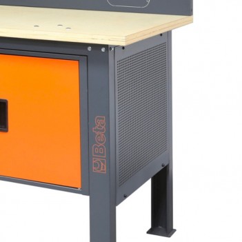 Perforierte Seitenwand für modulare Werkbänke C58BC, C58PFL Beta