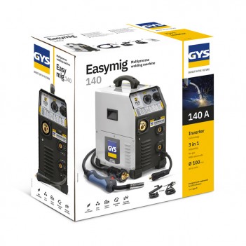 Poste de soudure Inverter semi automatique MIG/MAG MMA 140A EASYMIG 140 Gys