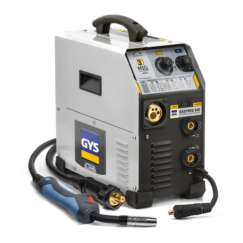 Poste de soudure Inverter semi automatique MIG/MAG MMA 140A EASYMIG 140 Gys