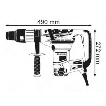 Perforateur SDS max GBH 5-40 D 1100W Bosch Professional