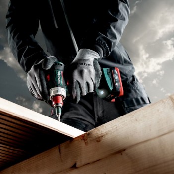 Akku-bohrschrauber 12V + Akku Powermaxx BS 12 BL Q Metabo