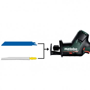 Akku-säbelsäge 12V + 2 Akkus Powermaxx SSE 12 BL Metabo