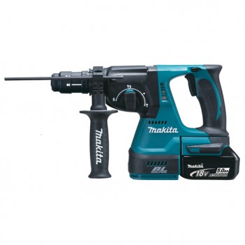 Marteau perforateur 3 fonctions 18 V Makita + 2 accus et chargeur DHR243RTJ