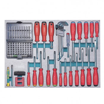 Werkstattwagen SWISS-TEAM PLUS + PRO 743-Tlg Technocraft