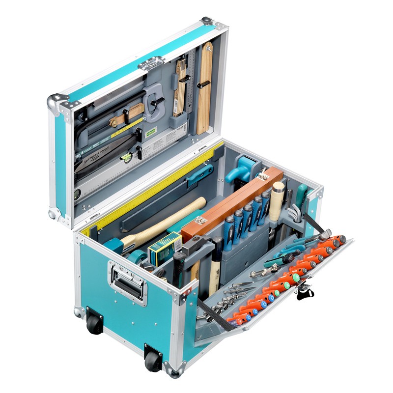 Leichtbau-Zimmerei-Werkzeugkiste 184-Tlg Technocraft