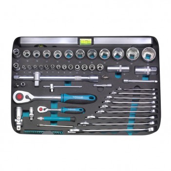 Abs-werkzeugkoffer PRO CHROME 152 pièces Technocraft