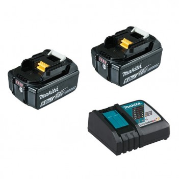 EnergyPack Li-Ion 18V EPAC18 1 chargeur + 2 Accus 6.0 Ah Makita