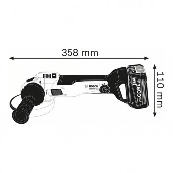 Meuleuse angulaire 125mm GWS 18V-10 SC Bosch