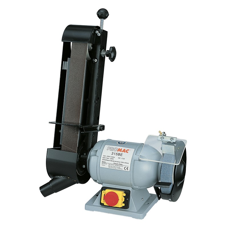 Touret-Ponceuse à bande 230 V, bande 50x1000mm Promac
