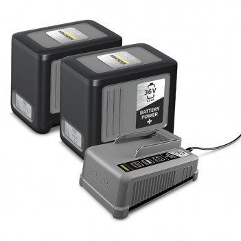 Set Akkus 36V 6,0Ah + Schnellladegerät Power+ 36/60 Kärcher