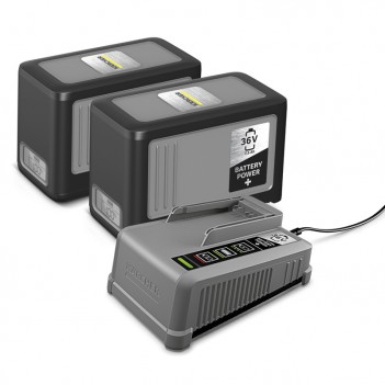 Set Akkus 36V 7,5Ah + Schnellladegerät Power+ 36/75 Kärcher