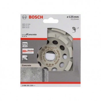 Meule assiettes diamantées 125mm Best for Concrete Bosch