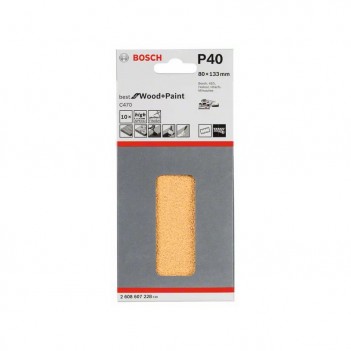 Papier de ponçage 80x133mm C470 Best for Wood and Paint Bosch