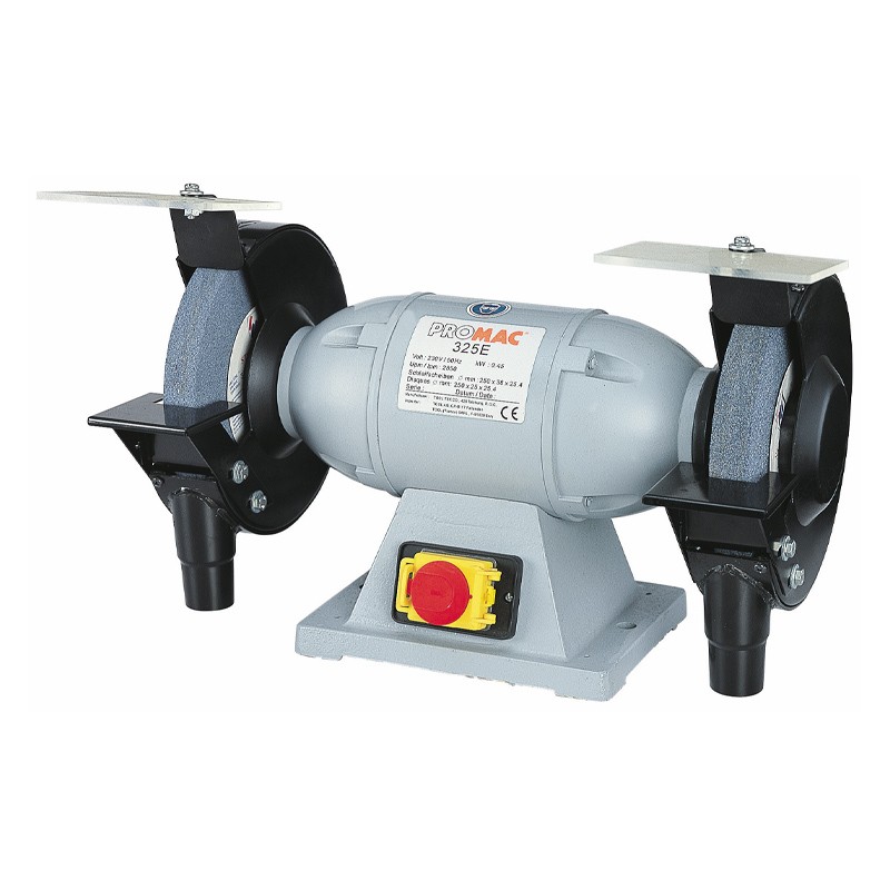 Doppelschleifer 230V, 0.45kW, Scheiben-Ø 200mm Promac 324E Doppelschleifer 230V, 0.45kW, Scheiben-Ø 200mm Promac 324E