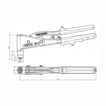 Pince à riveter manuelle NTX Gesipa