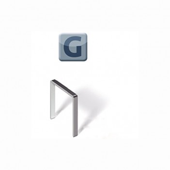Agrafes en fil plat G Typ 11 largeur 10,6mm Novus