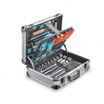 Coffre à outils en Alu 139 pcs Pro Case 5 Technocraft
