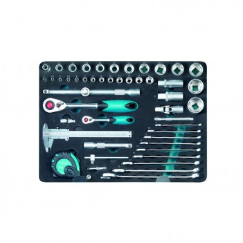 Coffre à outils en Alu 139 pcs Pro Case 5 Technocraft