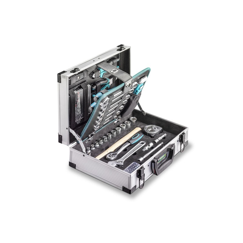 Coffre à outils en Alu 92 pcs Basic 92 Technocraft Coffre à outils en Alu 92 pcs Basic 92 Technocraft