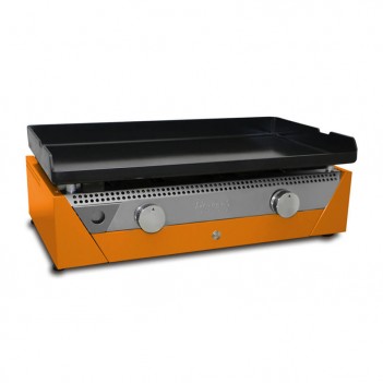 Plancha à gaz Rainbow Orange acier laminé Simogas