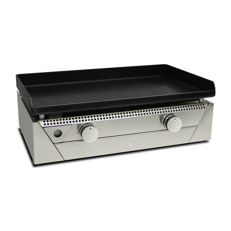 Plancha à gaz Rainbow Inox acier laminé Simogas