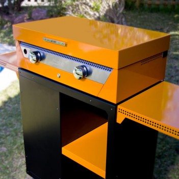 Abdeckung Plancha Rainbow Orange Walzstahl Simogas