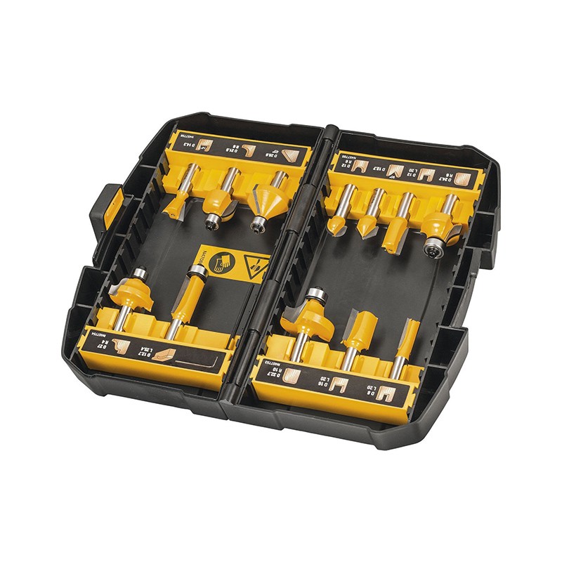 Fräser-Set DT90016, 12-teilig DeWalt Fräser-Set DT90016, 12-teilig DeWalt