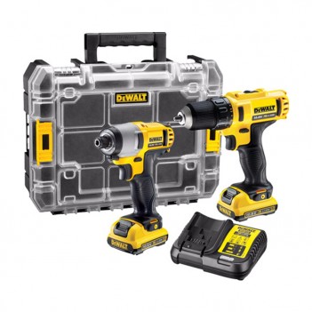 Set Perceuse + Visseuse à chocs DCK211D2T DeWalt