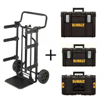Set mit 8 Maschinen 18V + 4 Batterien 5.0Ah + Trolley DCK853P4 DeWalt