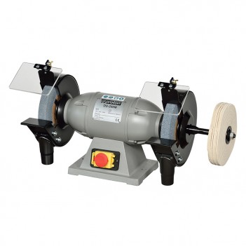 Doppelschleifmaschine 230V / 0.45 kW mit Schleifscheiben DS-200M Proton